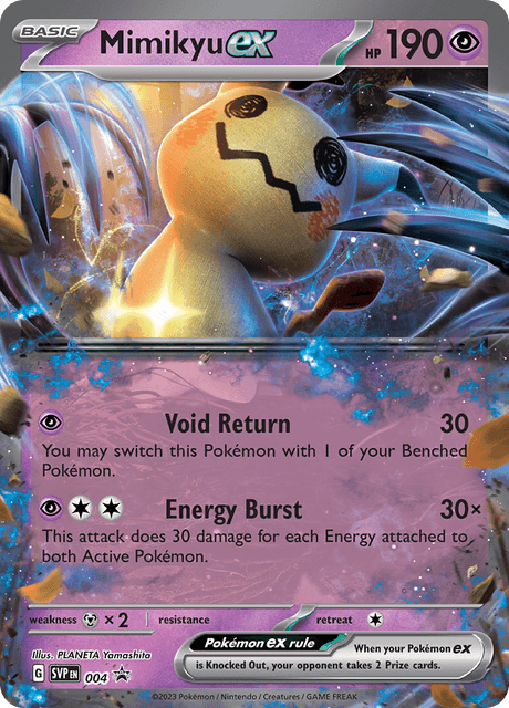 Mimikyu EX (SVP 004) - Black Star Promo