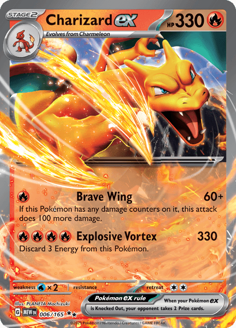 Charizard EX (MEW 006) - Scarlet & Violet 151