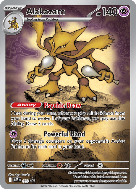 Alakazam (MEP 009) - Black Star Promo