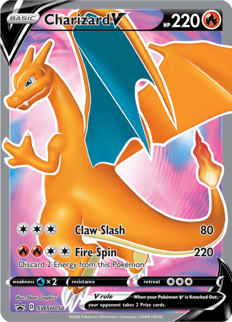 Charizard V (SWSH 050) - Black Star Promo