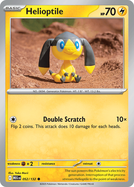 Helioptile (MEG 052) - Mega Evolution