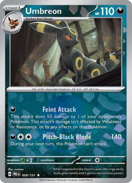 Umbreon (PRE 059) Poké Ball - Prismatic Evolutions