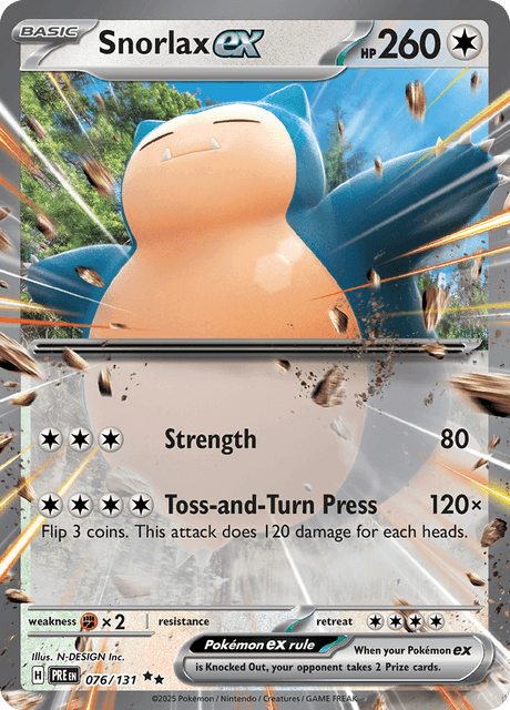 Snorlax EX (PRE 076) - Prismatic Evolutions