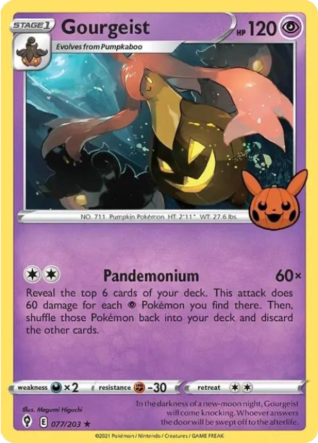 Gourgeist (EVS 077) - Trick or Trade 2022 - Evolving Skies