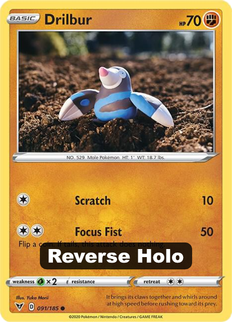 Drilbur (VIV 091) Reverse Holo - Vivid Voltage