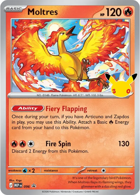 Moltres (MEP 096) - Black Star Promo