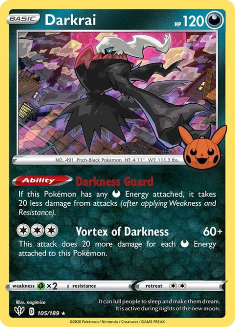 Darkrai (DAA 105) - Trick or Trade 2022 - Darkness Ablaze