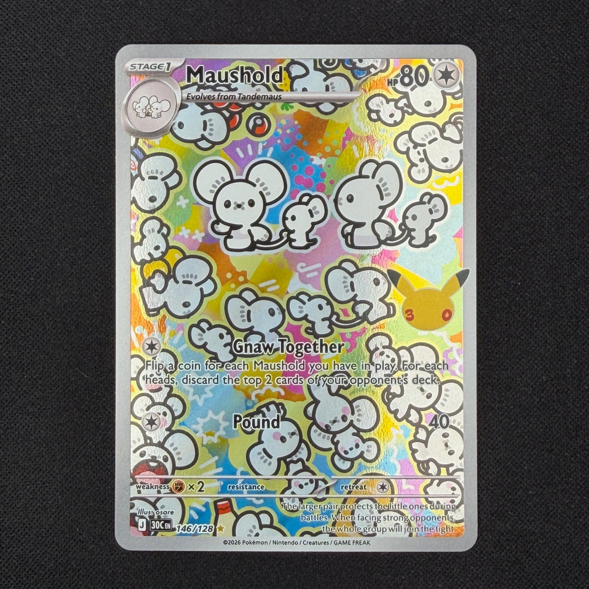 Maushold 146/128 - 30th Celebration - Pokemonkort