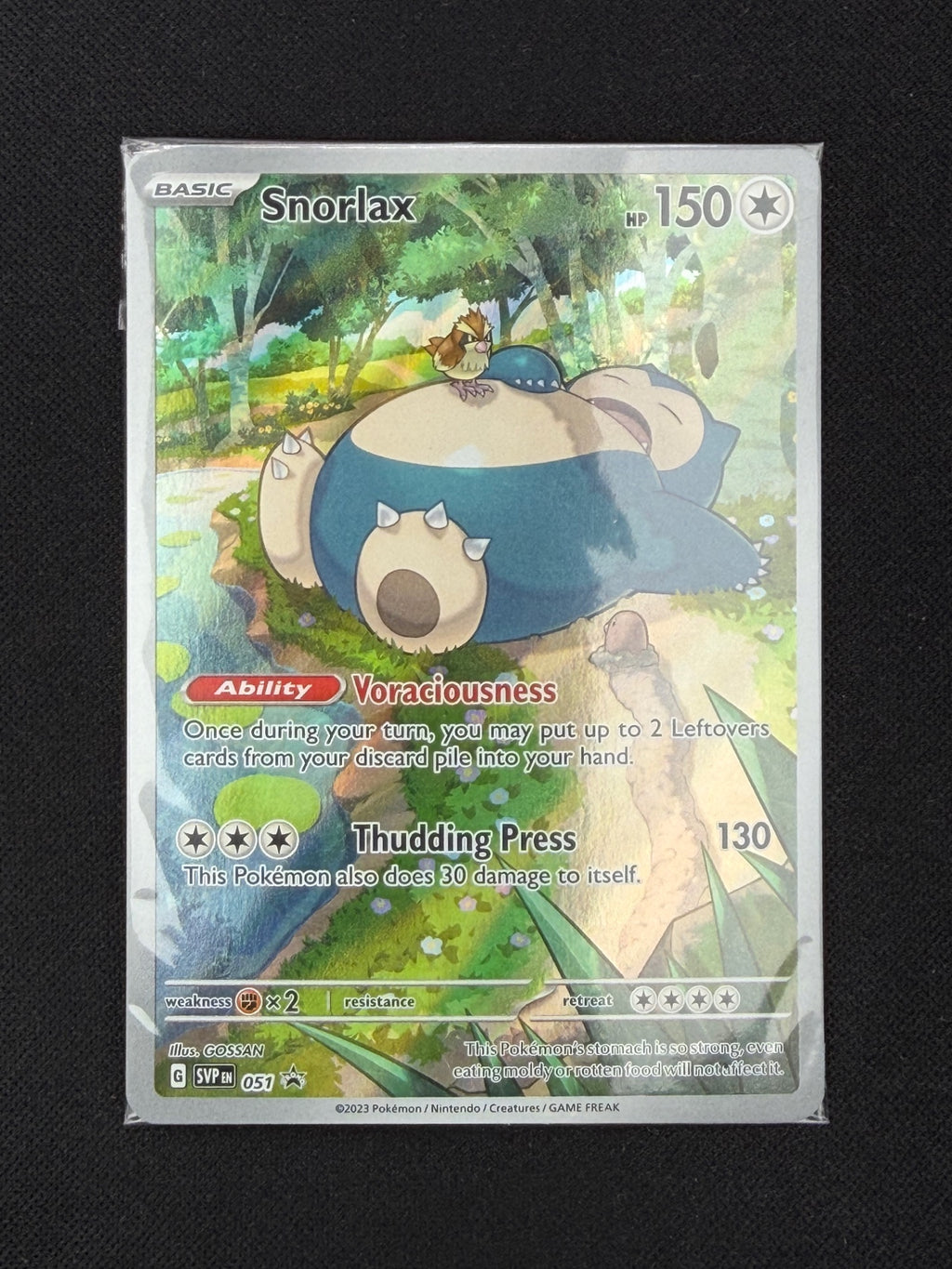 Snorlax 051 - Scarlet & Violet Black Star Promos