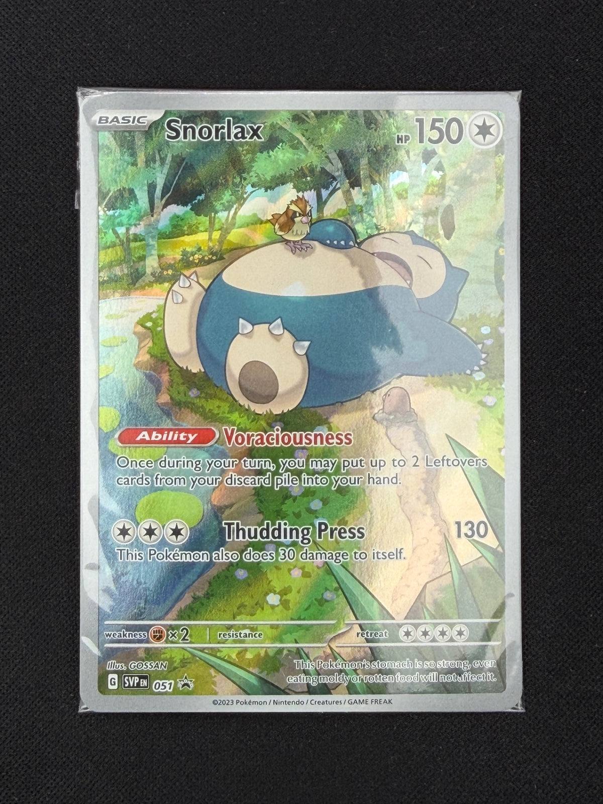 Snorlax 051 - Scarlet & Violet Black Star Promos