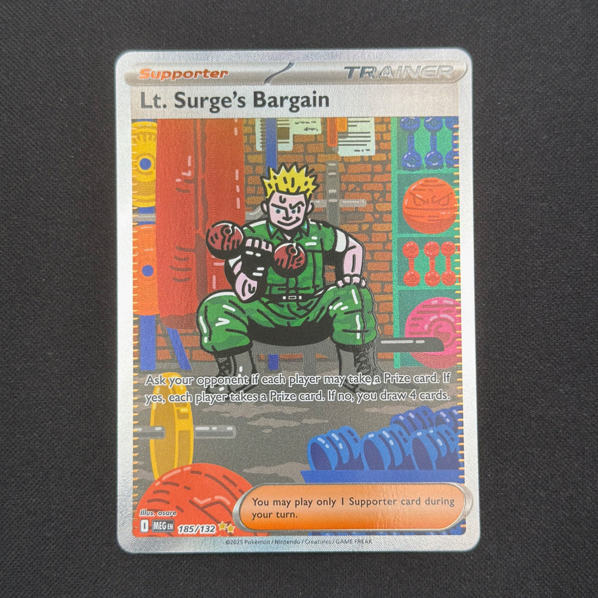 Lt. Surge's Bargain 185/132 - Mega Evolution