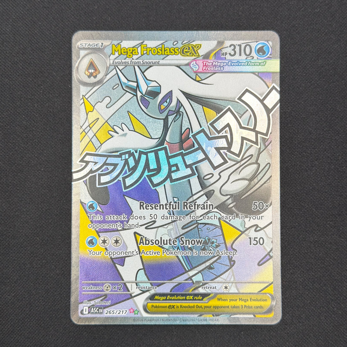Mega Froslass ex 265/217 - Ascended Heroes