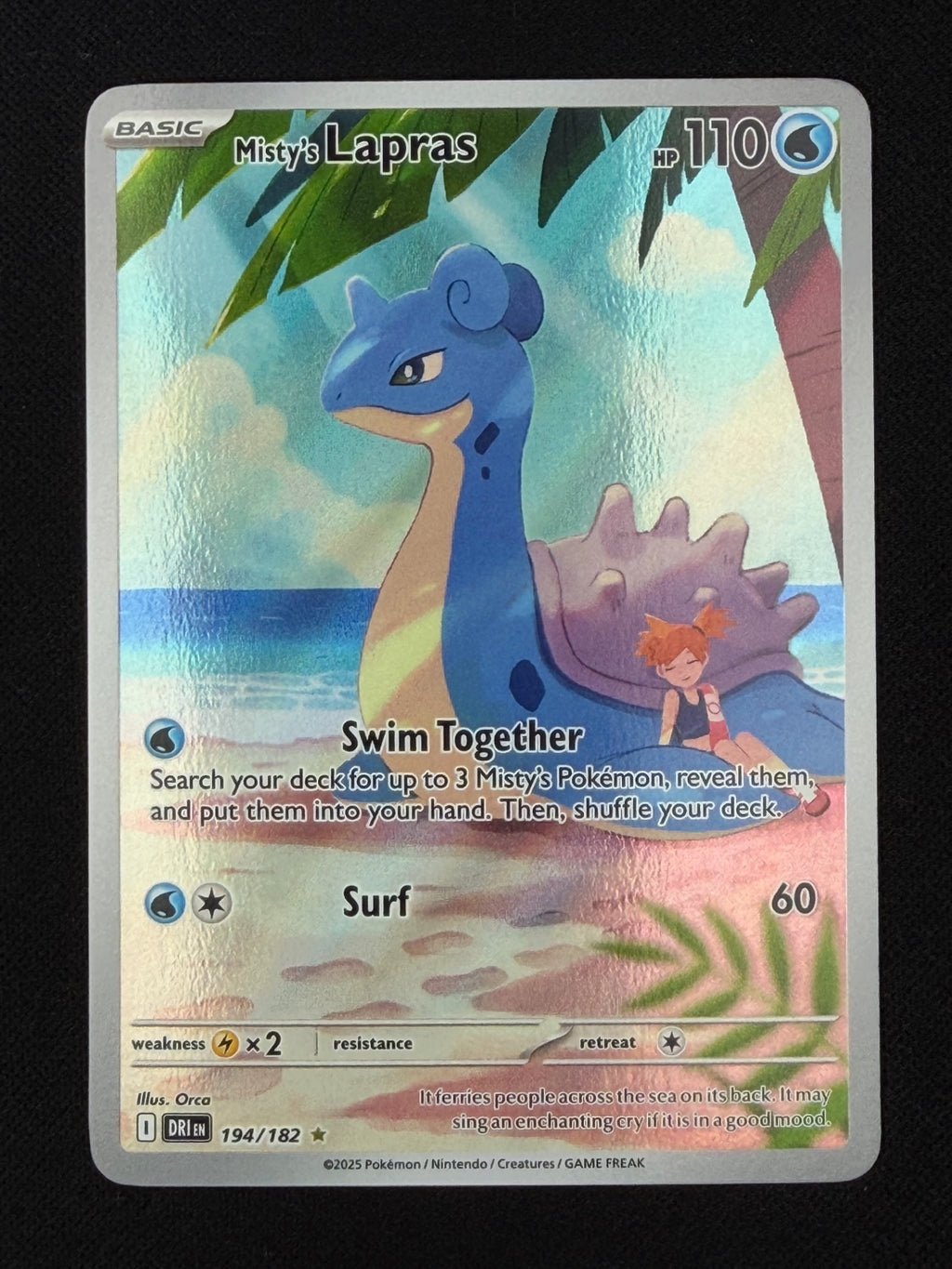Misty's Lapras 194/182 - Destined Rivals