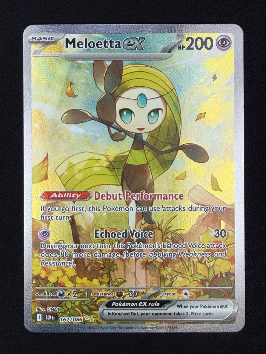 Meloetta ex 167/086 - Black Bolt
