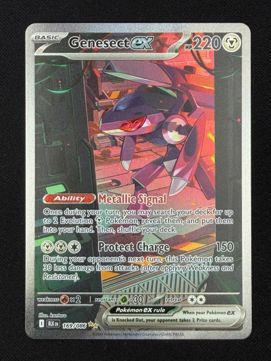 Genesect ex 169/086 - Black Bolt