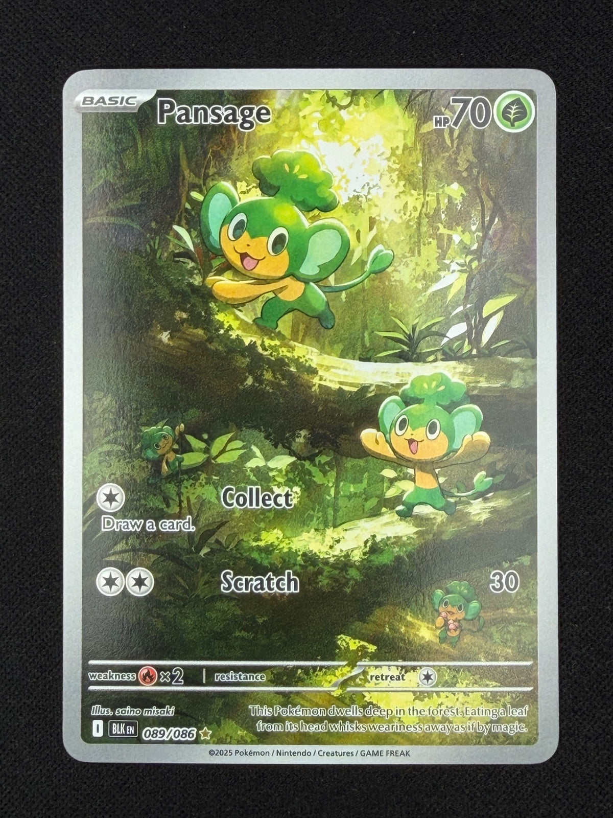 Pansage 089/086 - Black Bolt