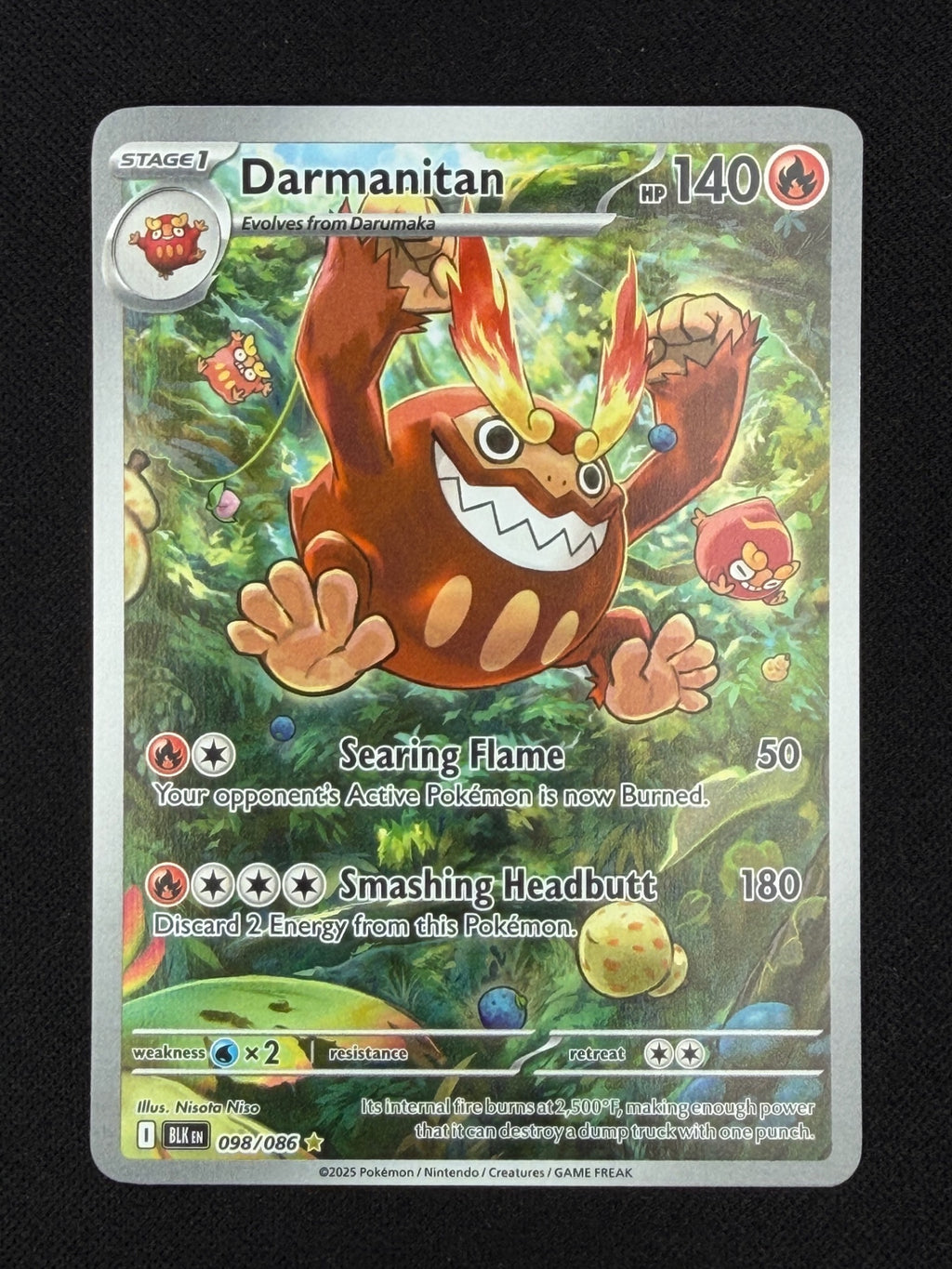 Darmanitan 098/086 - Black Bolt