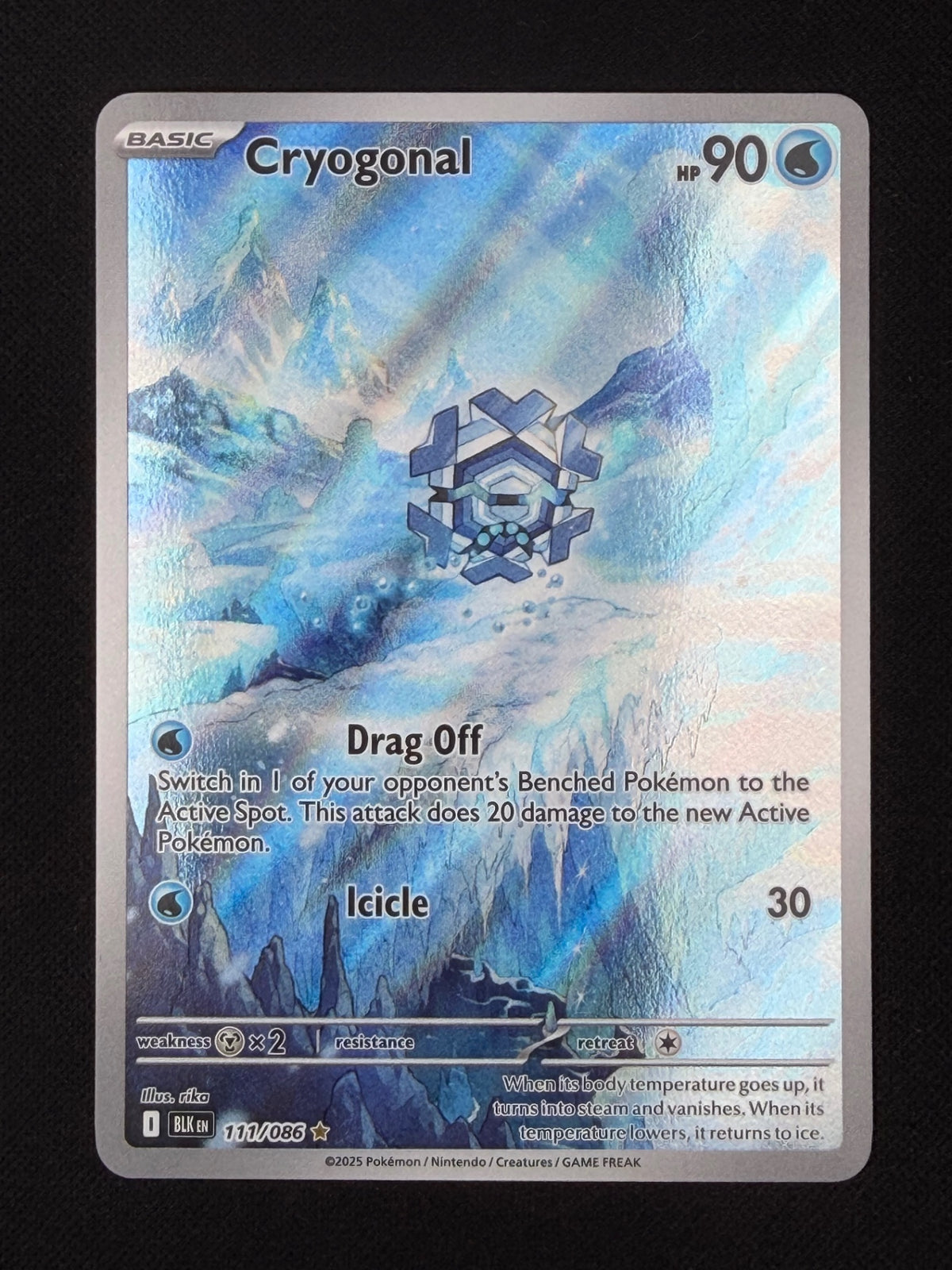 Cryogonal 111/086 - Black Bolt