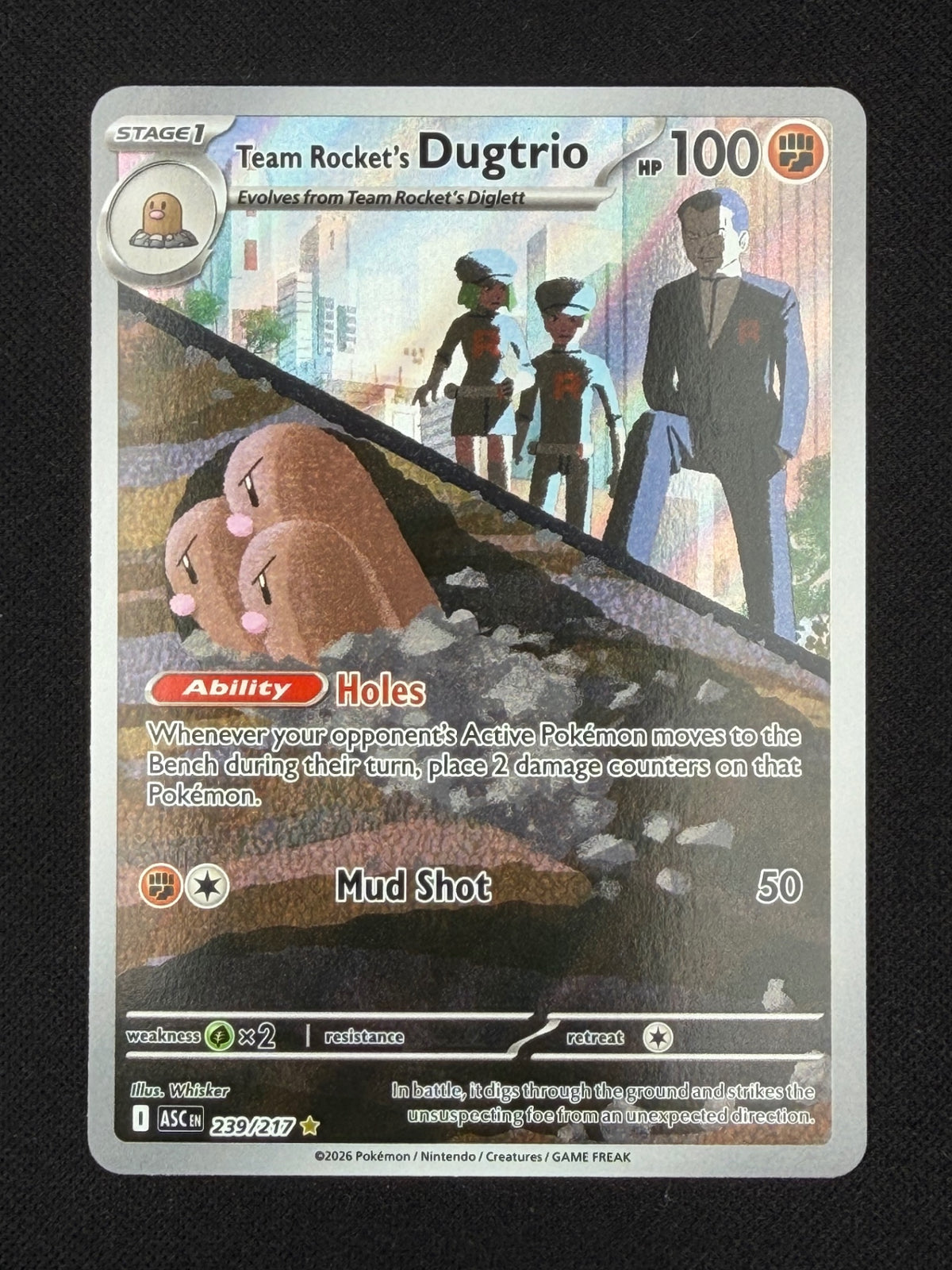 Team Rocket's Dugtrio 239/217 - Ascended Heroes