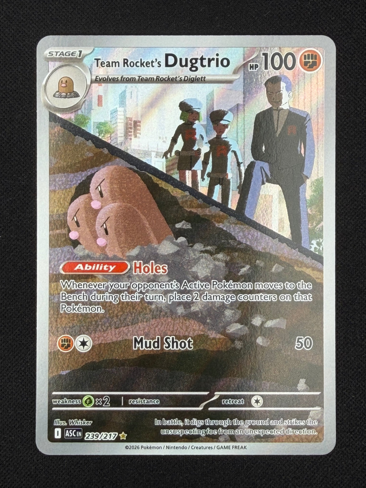 Team Rocket's Dugtrio 239/217 - Ascended Heroes