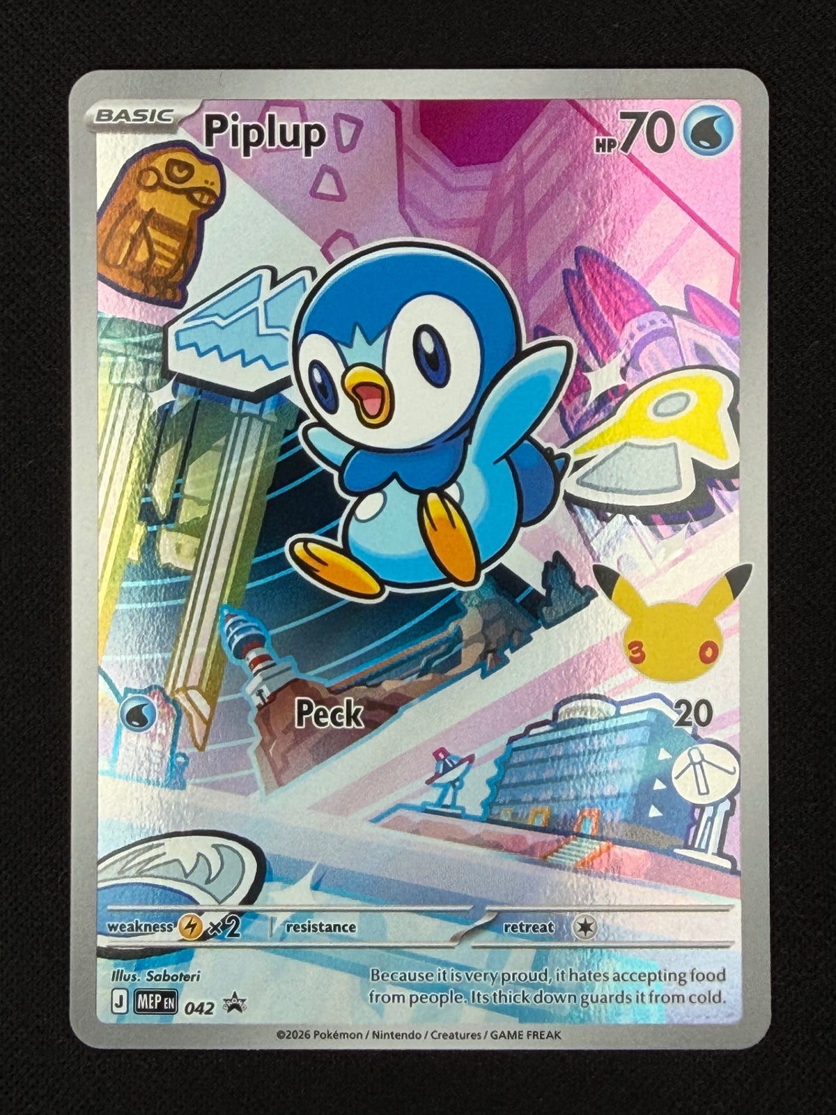 Piplup 042 - Mega Evolution Black Star Promos
