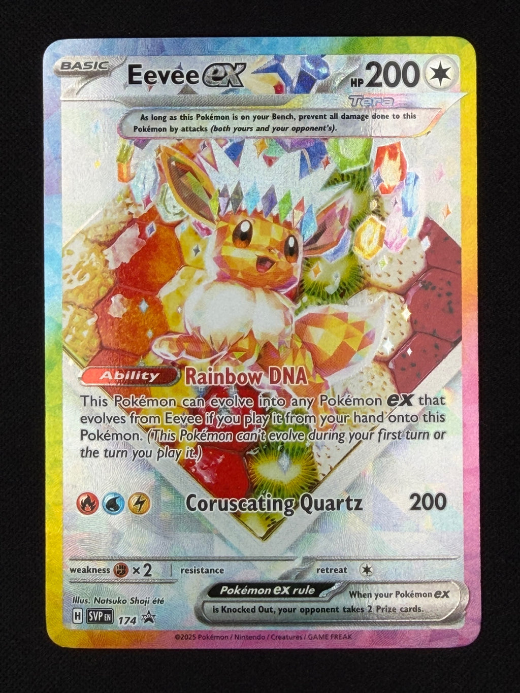 Eevee ex 174 - Scarlet & Violet Black Star Promos