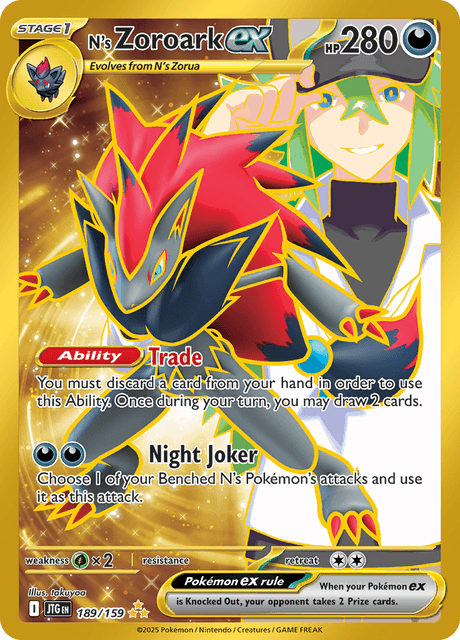N's Zoroark EX (JTG 189) - Journey Together