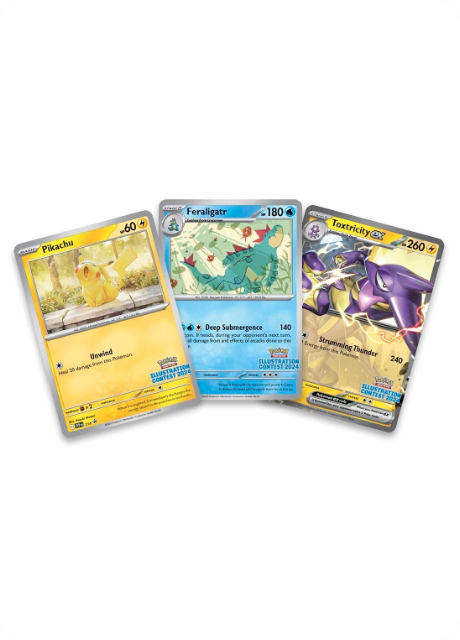 Illustration Contest 2024 Promo Sealed Set (SVP 213 214 215) - Black Star Promo