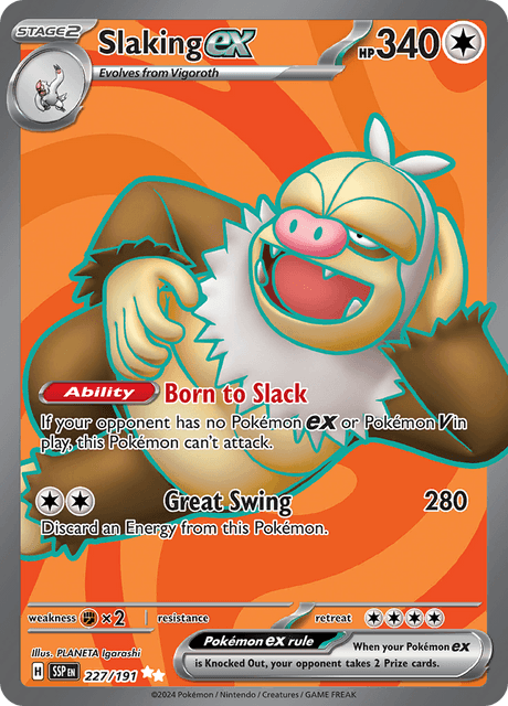 Slaking EX (SSP 227) - Surging Sparks