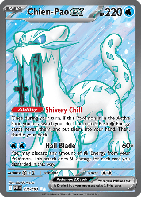 Chien-Pao EX (PAL 236) - Paldea Evolved