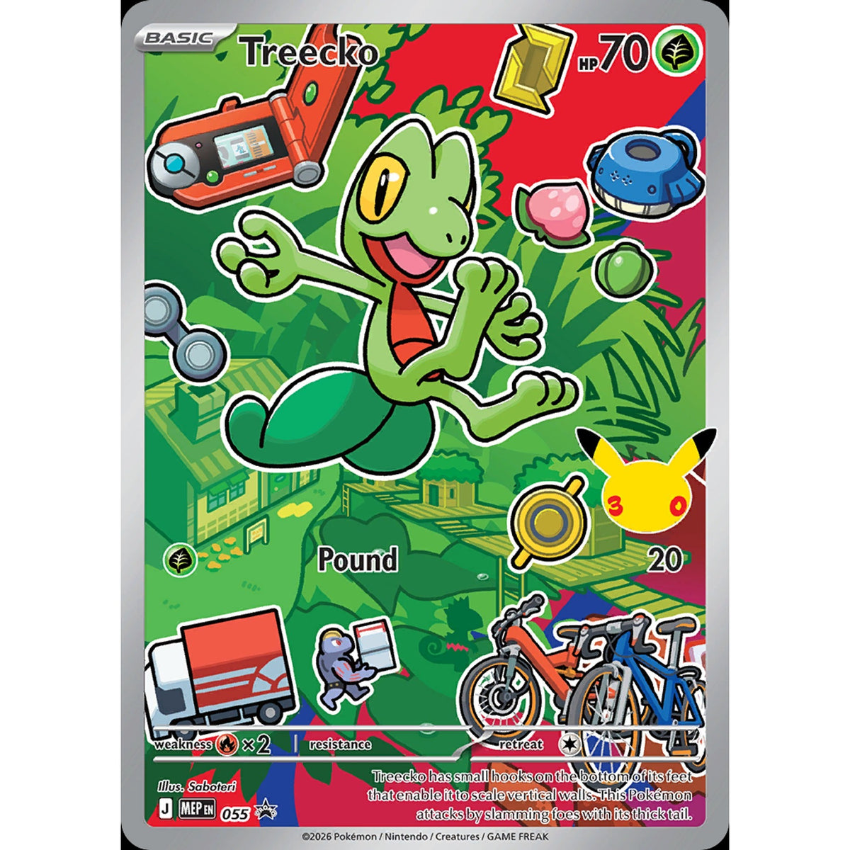 Treecko 055 - Mega Evolution Black Star Promos