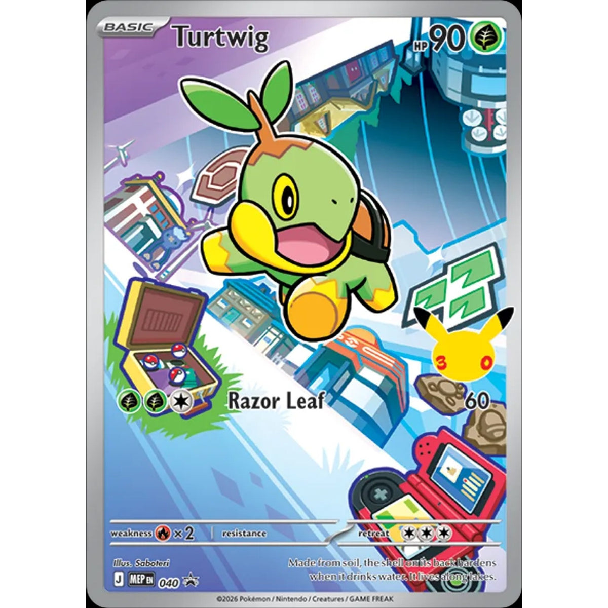 Turtwig 040 - Mega Evolution Black Star Promos