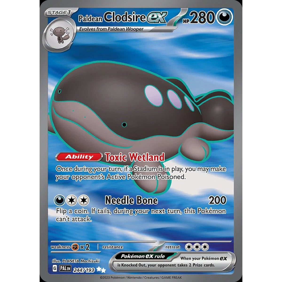 Paldean Clodsire ex 244/193 - Paldea Evolved