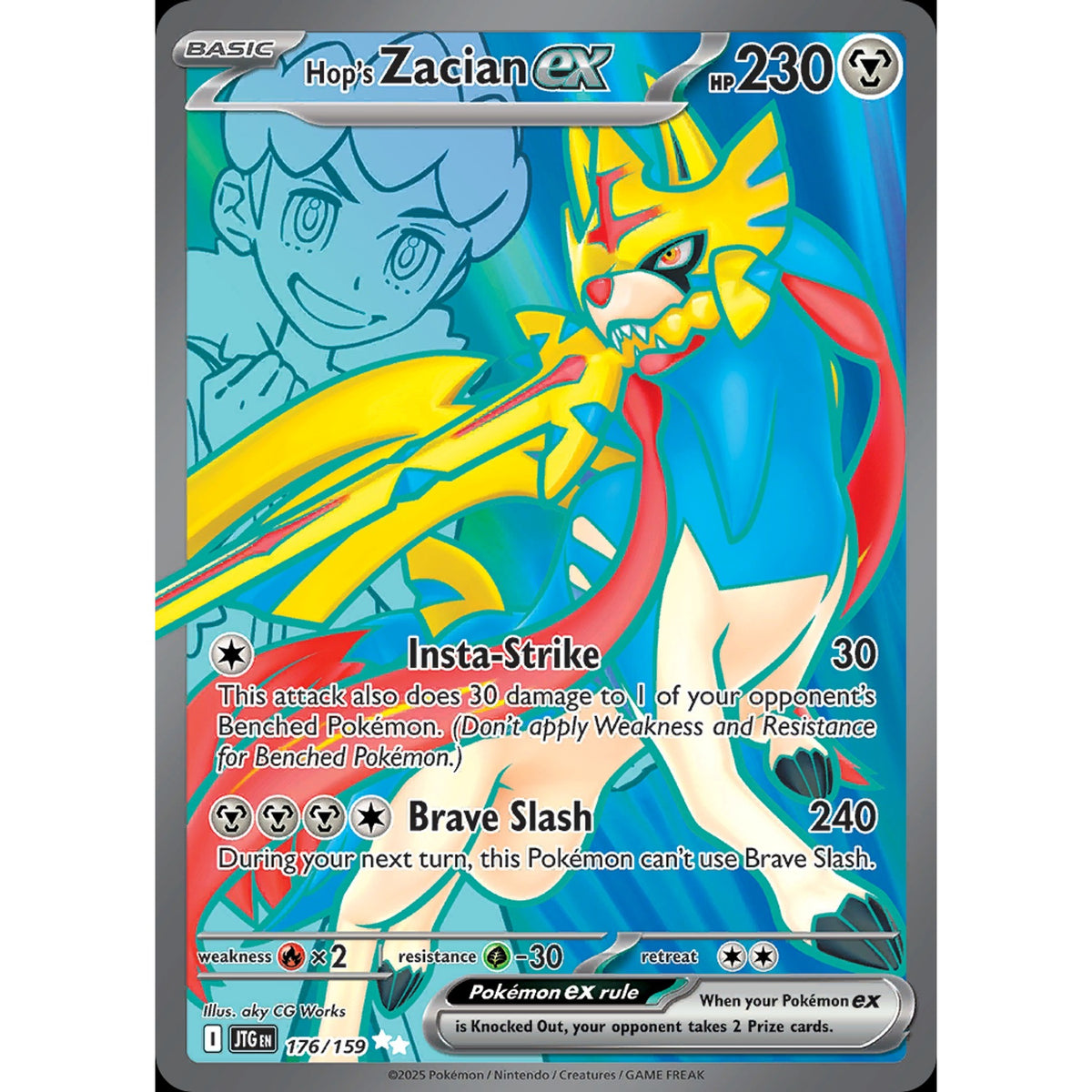 Hop's Zacian ex 176/159 - Journey Together