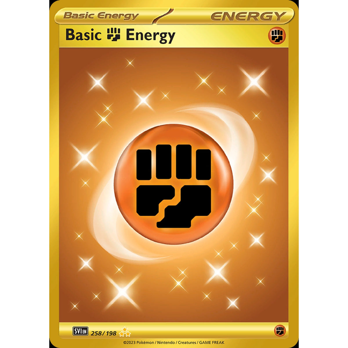 Basic Fighting Energy 258/198 - Scarlet & Violet