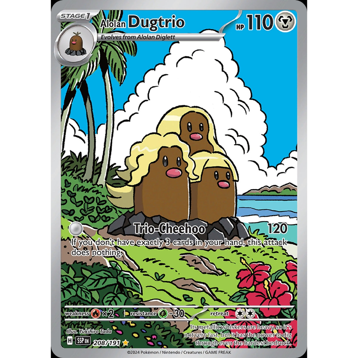 Alolan Dugtrio 208/191 - Surging Sparks