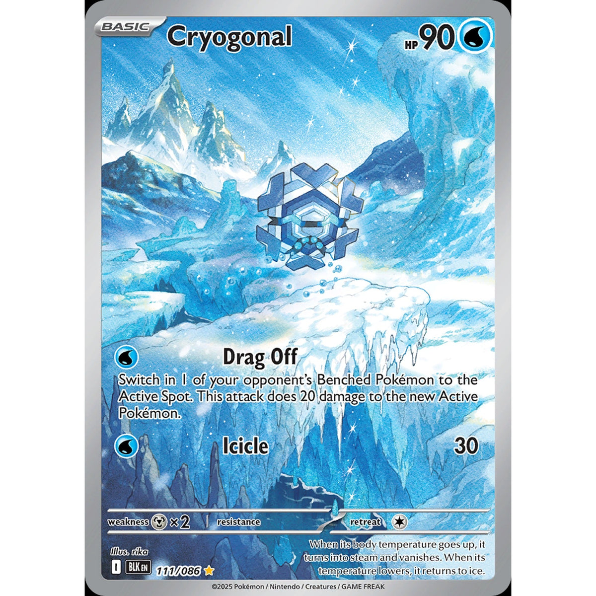 Cryogonal 111/086 - Black Bolt