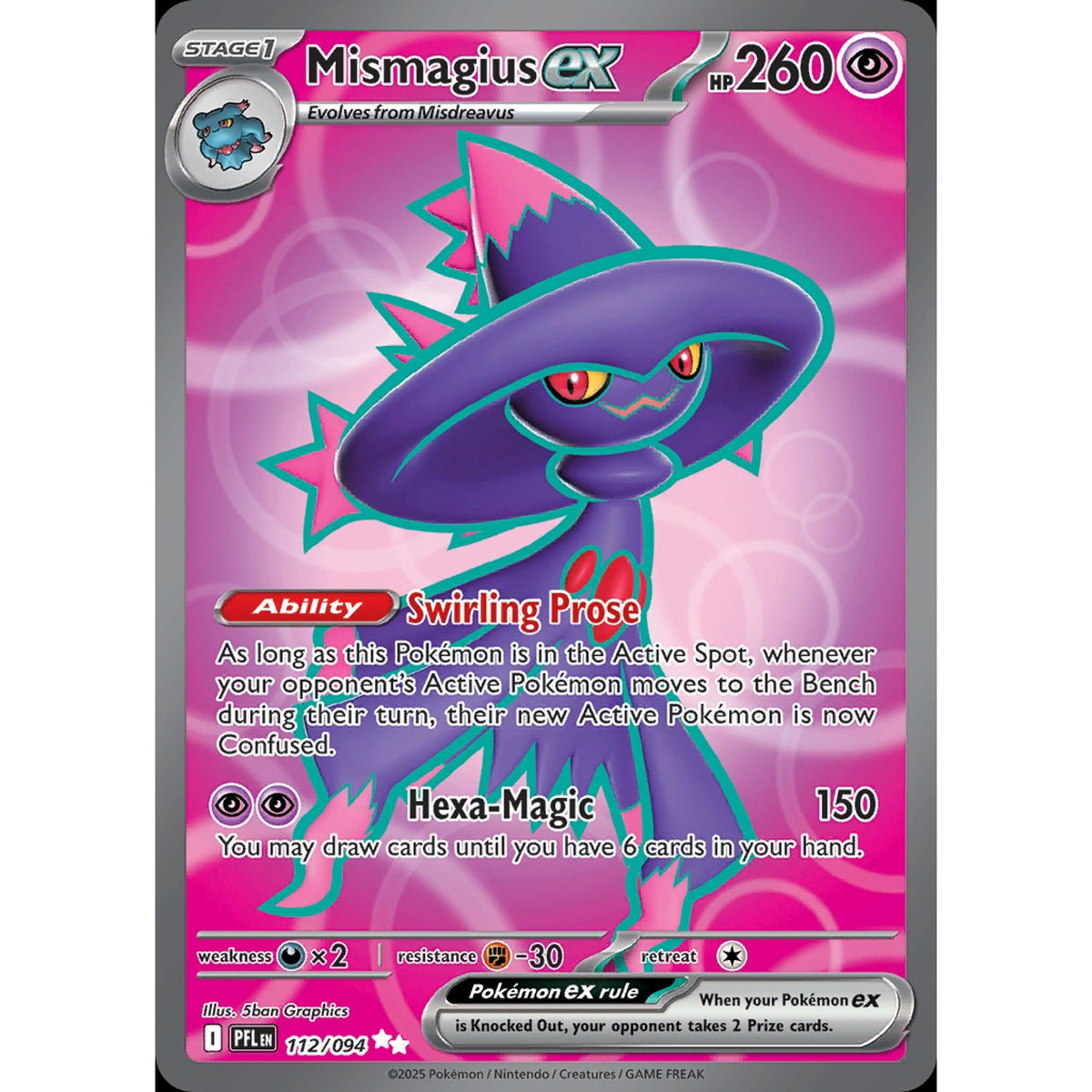 Mismagius ex 112/094 - Phantasmal Flames