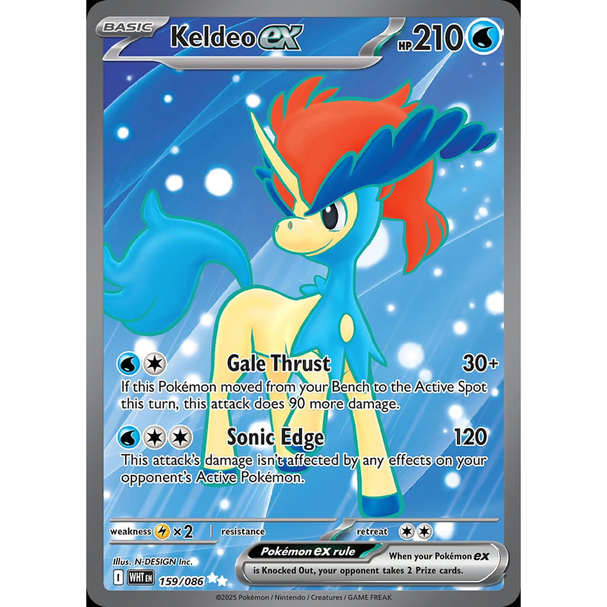 Keldeo ex 159/086 - White Flare