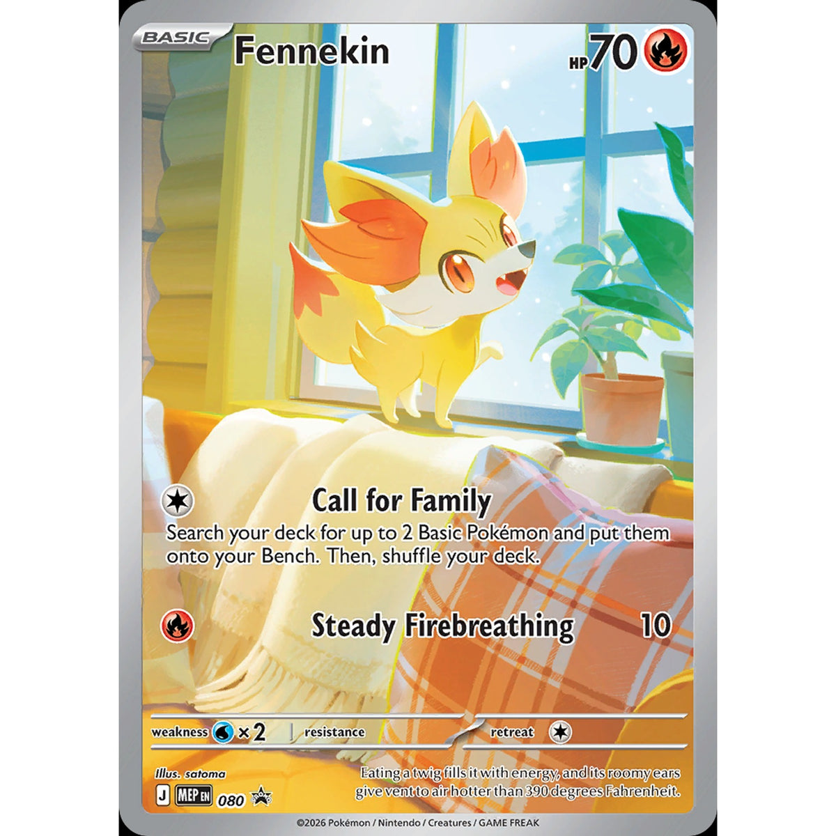 Fennekin 080 - Mega Evolution Black Star Promos