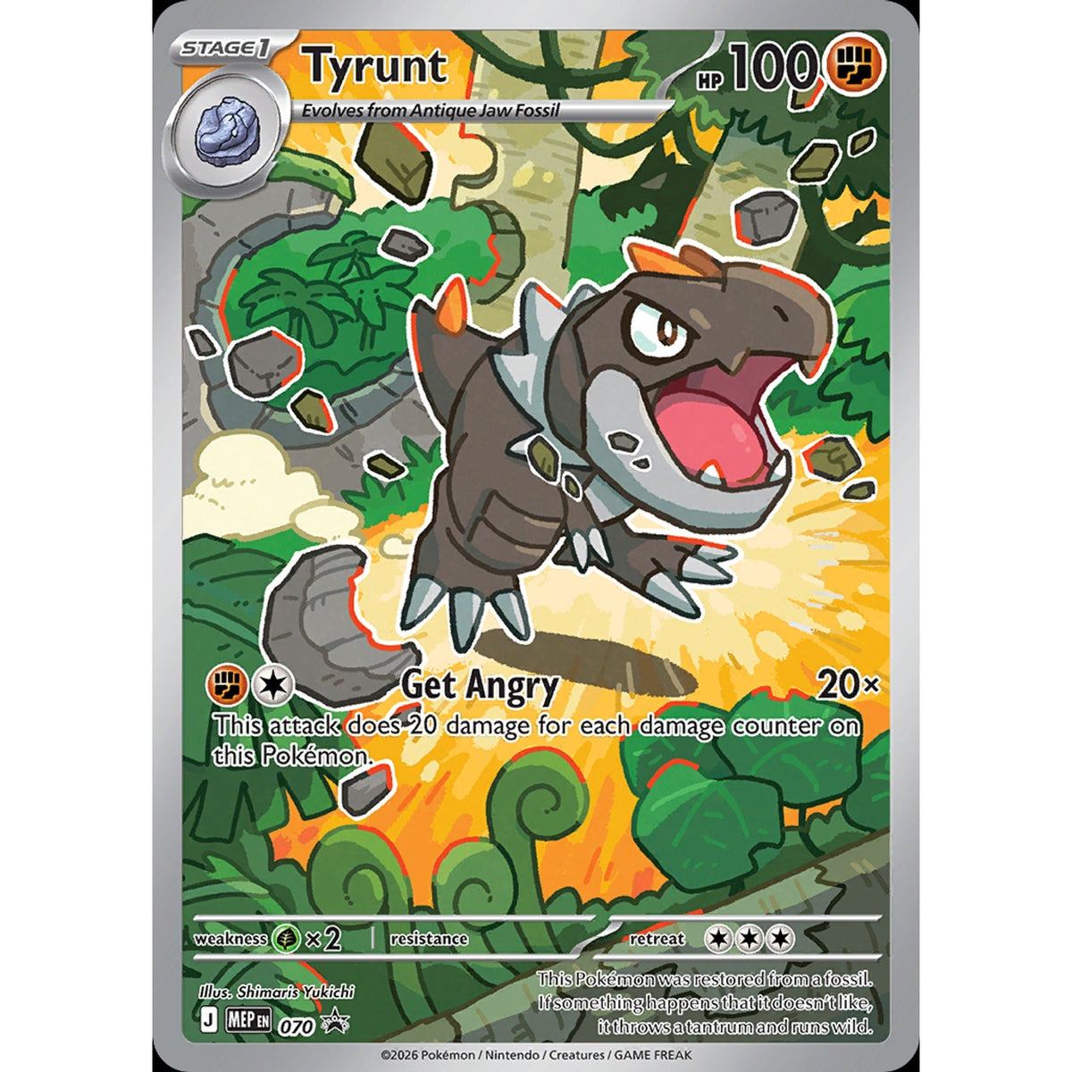 Tyrunt 070 - Mega Evolution Black Star Promos