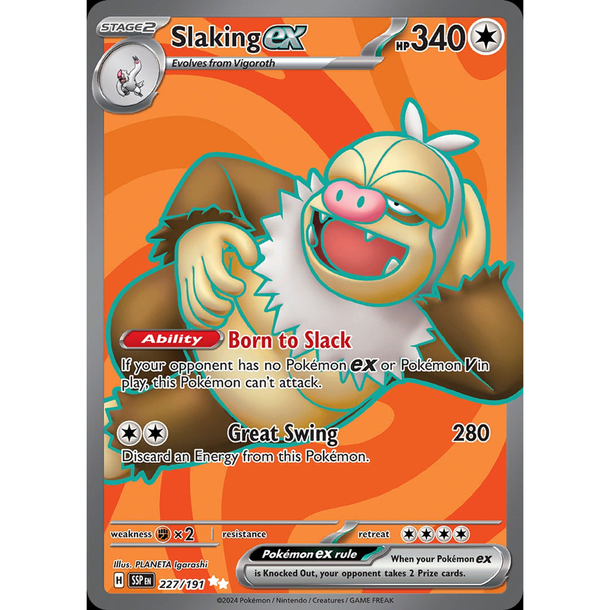 Slaking ex 227/191 - Surging Sparks