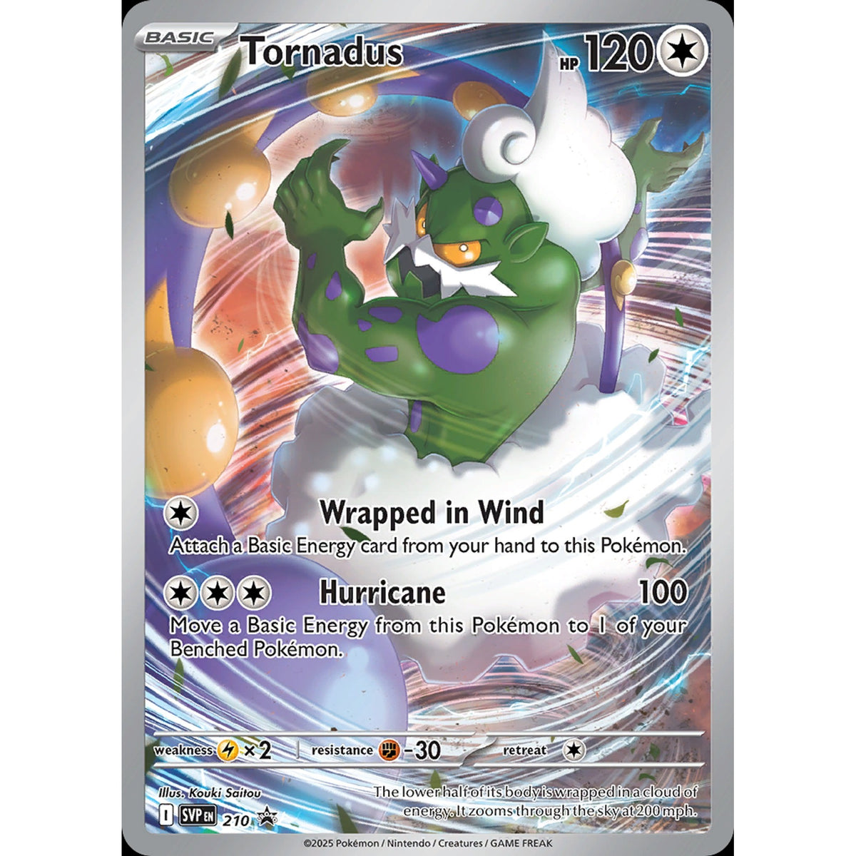 Tornadus 210 - Scarlet & Violet Black Star Promos