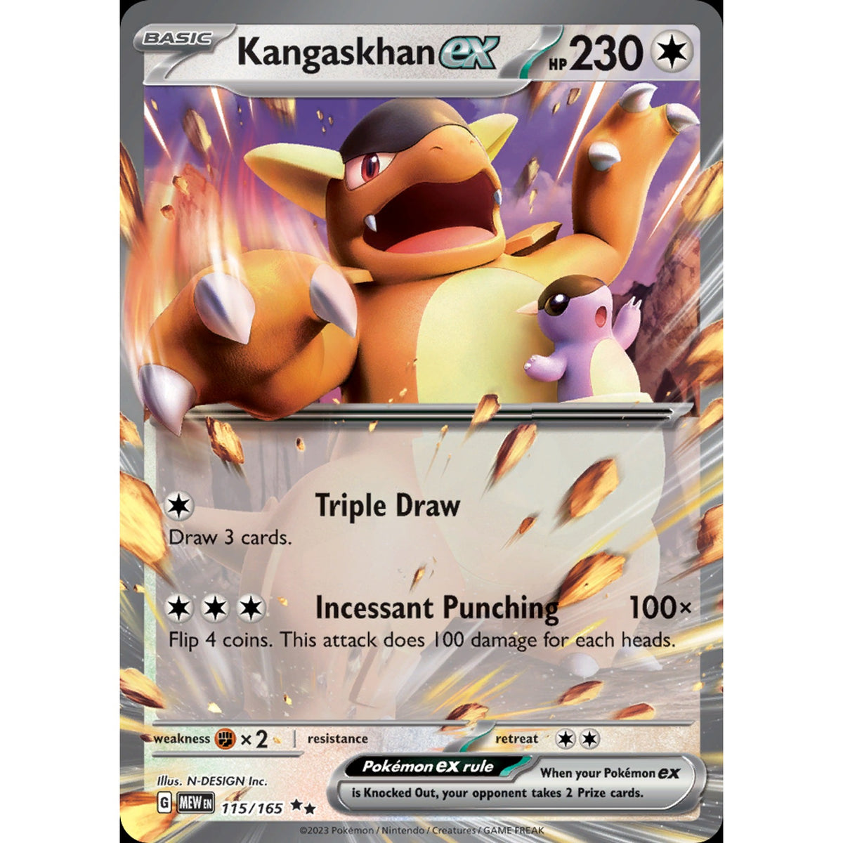 Kangaskhan ex 115/165 - 151