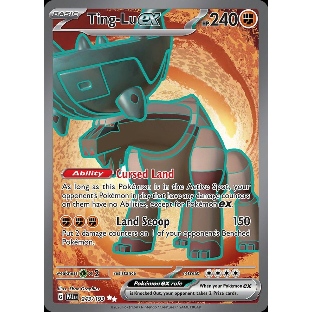 Ting-Lu ex 243/193 - Paldea Evolved