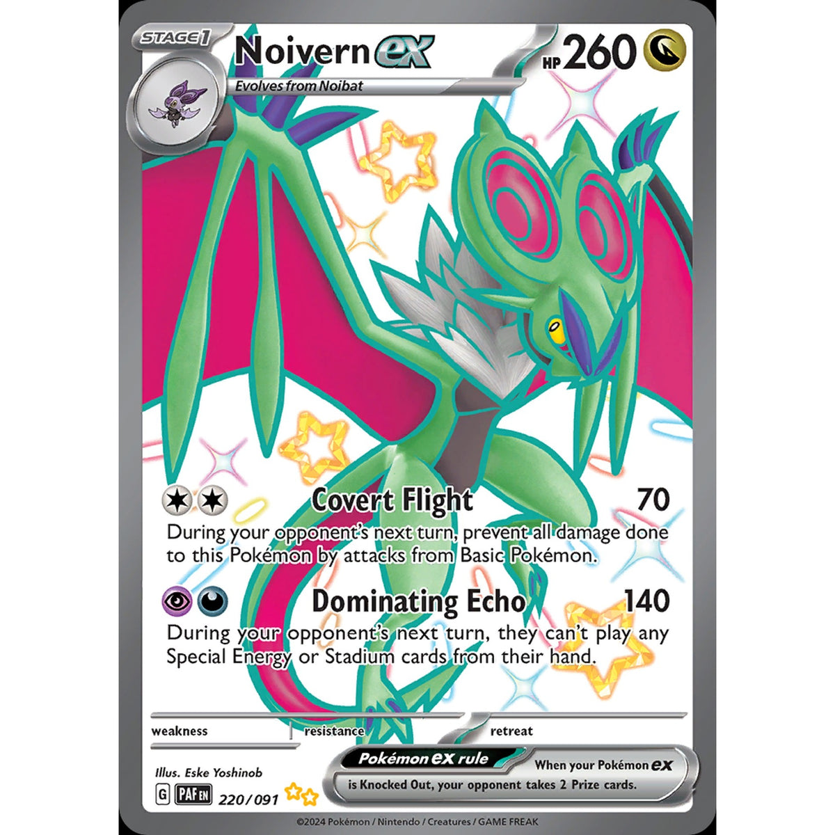 Noivern ex 220/091 - Paldean Fates