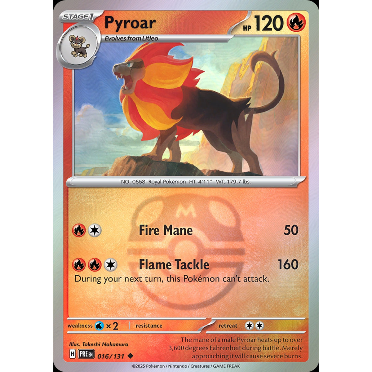 Pyroar 016/131 - Prismatic Evolutions