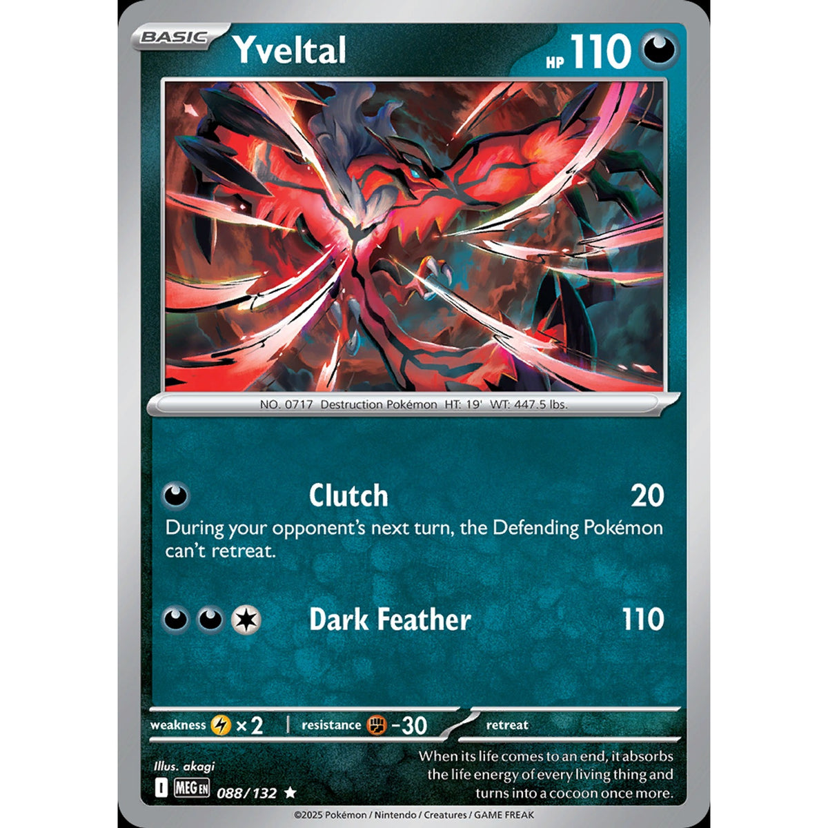 Yveltal 088/132 - Mega Evolution