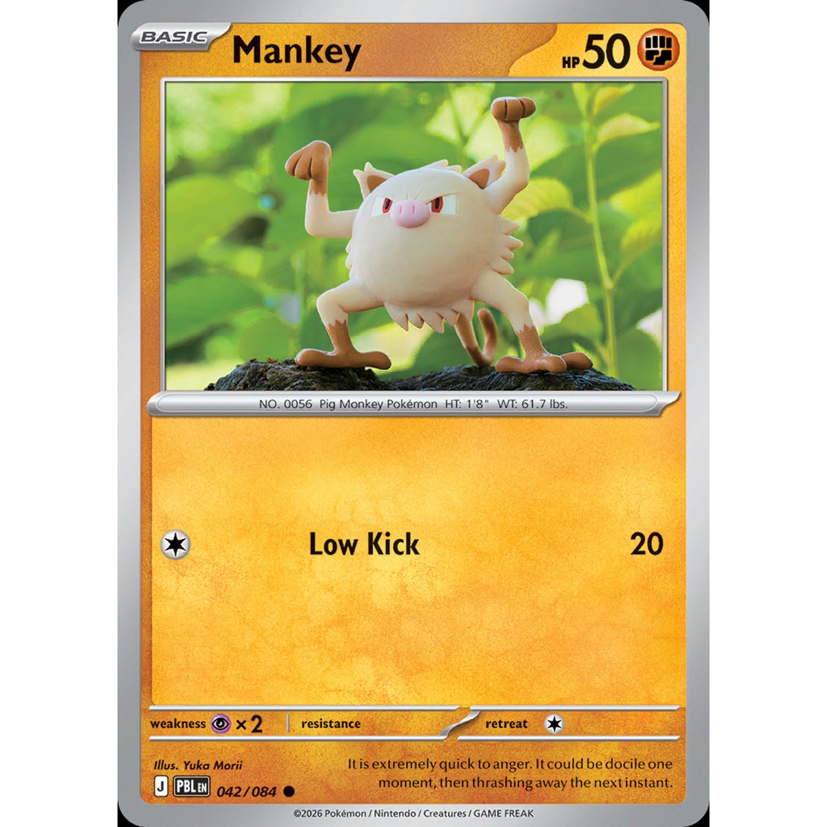 Mankey 042/084 - Pitch Black