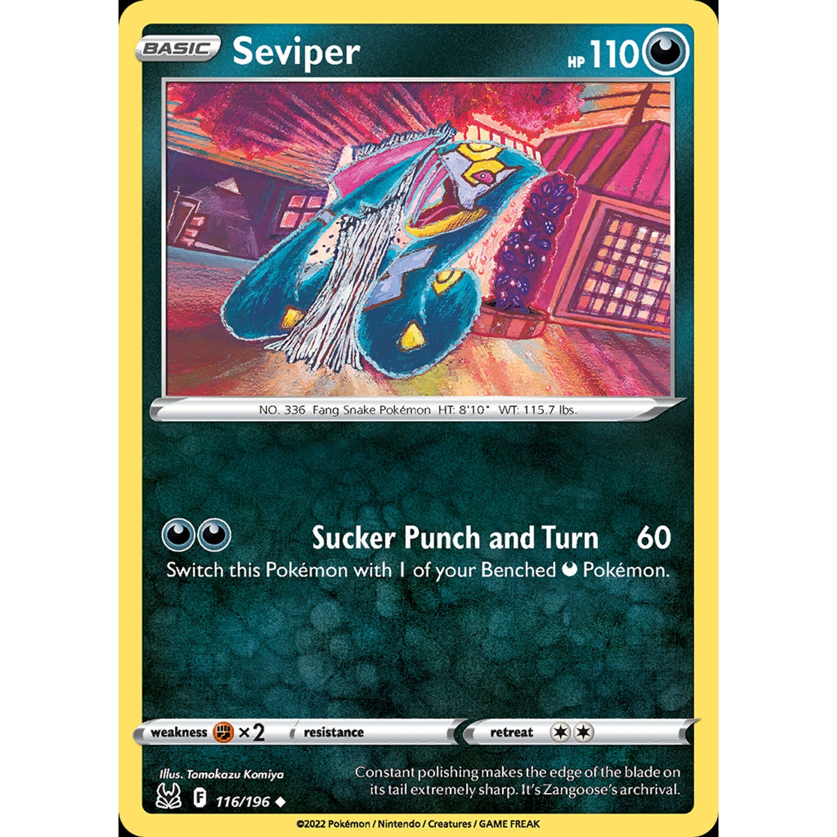 Seviper 116/196 - Lost Origin
